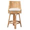 Baxton Studio Bella Modern Bohemian Natural Brown Rattan Bar Stool 228-13091-ZORO - alternate 7